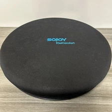 Sojoy iGelComfort Swivel Seat Cushion, Black Round