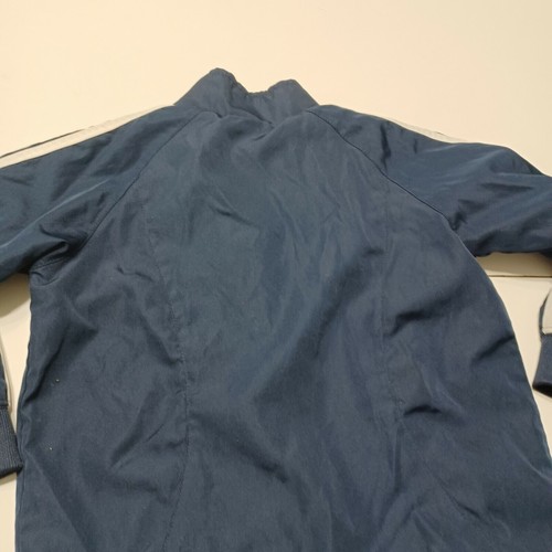 Adidas Boys 4T Windbreaker Long Sleeve Full Zip Up Pockets Mock Neck Mesh Lining - Picture 3 of 12