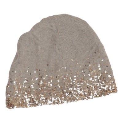 Ester Elenora, Beanie-Mütze, Größe: 50, Beige/Gold, Damen #a2U