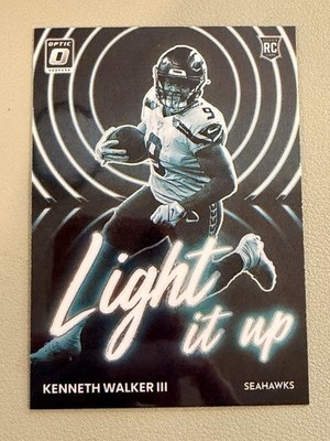 2022 Panini Donruss Optic Light It Up Kenneth Walker lll Rc #lu-16