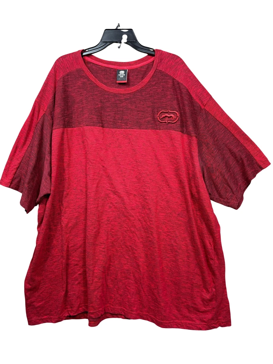 T-shirt Homme ECKOUNLTD - Taille XXL (2XL) - 100% Coton, Rouge-gris-noir - Occasion Très Bon état