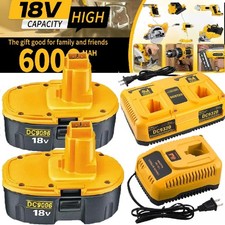 2Pack 18V XRP Battery or Charger for DEWALT DC9096-2 DW9095 DW9096 DC9098 DC9099