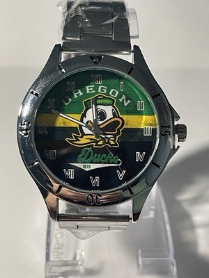 Oregon Ducks NCAA Stainless-Steel Watch NEW