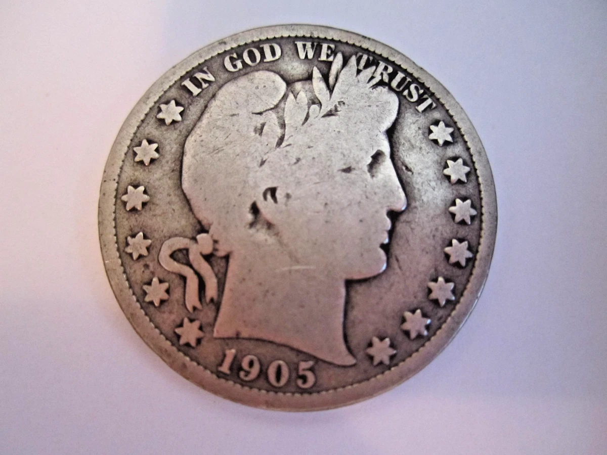 1905 Year Barber Half Dollars (1892-1915) for sale | eBay