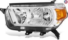 DNA MOTORING Left OE Style Headlight Compatible with 10-13 4Runner Limited SR5