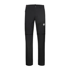 MAMMUT OUTDOOR ZIP OFF PANTS MEN , SIZE: 32 - BLACK