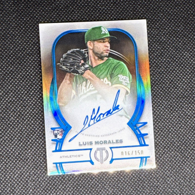 Topps Tribute 2026 Luis Morales Oakland Athletics RC Auto TA-LM Serial 016/150