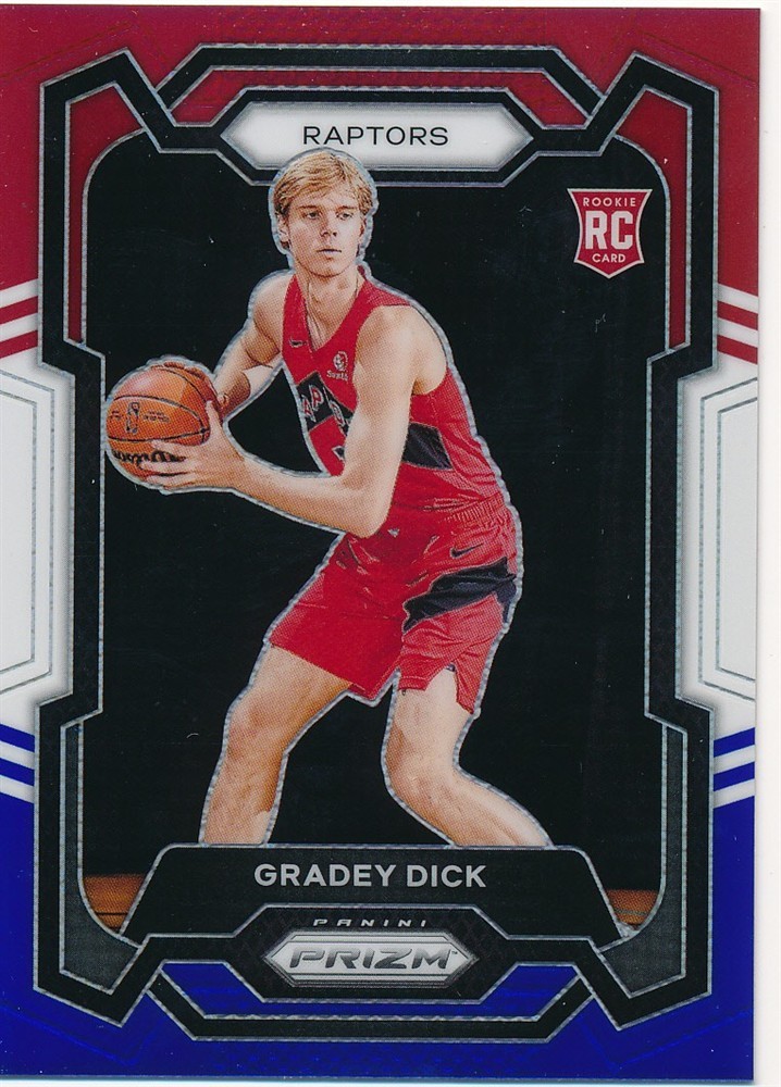 GRADEY DICK 2023-24 PANINI PRIZM RED WHITE BLUE #134 RC ROOKIE MINT