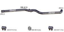 ERNST Abgasrohr 155410 für SEAT VW AUDI A3 ALTEA GOLF 1K1 PLUS 521 5P1 8P1 5M1 5