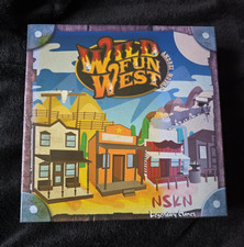 WILD FUN WEST BOARD GAME PLUS GOLDEN AGE EXPANSION SET COMPLETE VGC NSKN GAMES