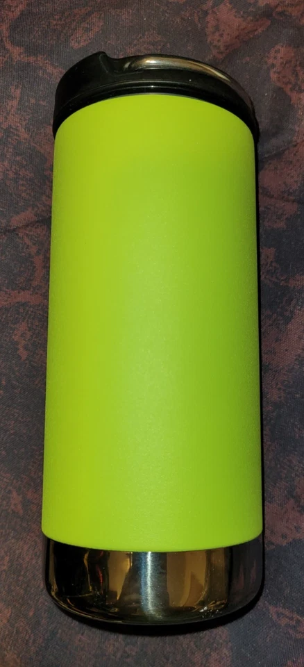 Vaso de café aislado Klean Kanteen, Chartreuse, 12 oz Foto 2 de 4
