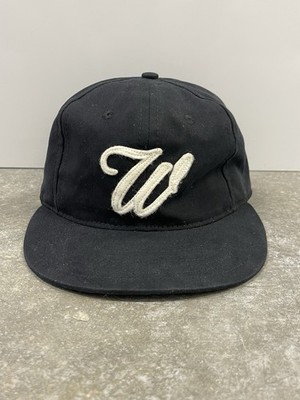 Willett Distillery Ebbets Field Flannel USA MADE StrapBack Black Cap Adult Size