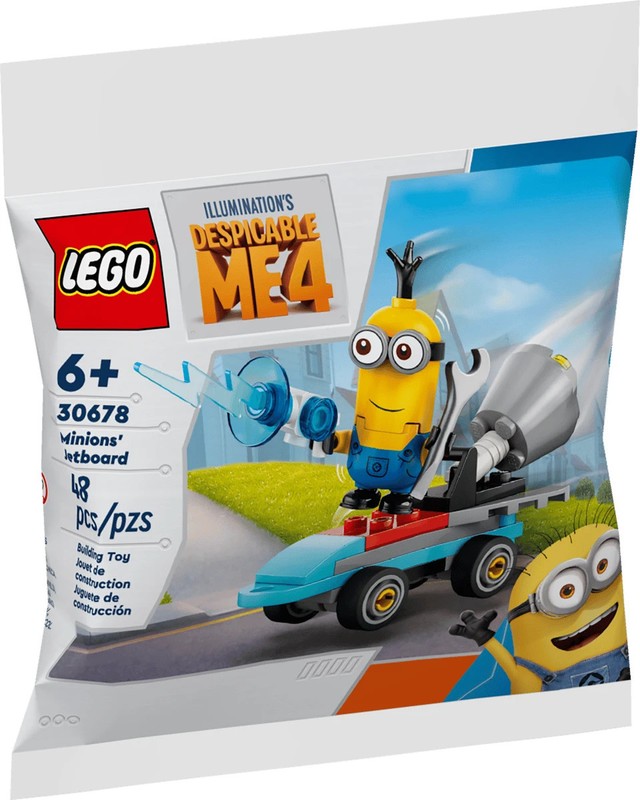 Lego Despicable Me Minions' Skateboard 30678 Retired New Factory Sealed 2024