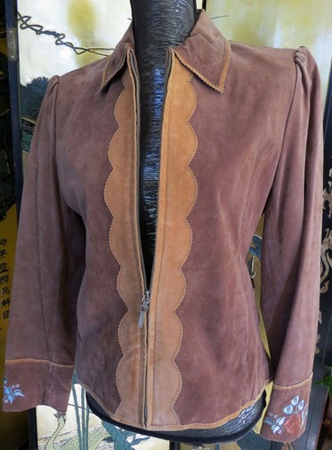 Womens COLEBROOK Brown Leather Suede 
