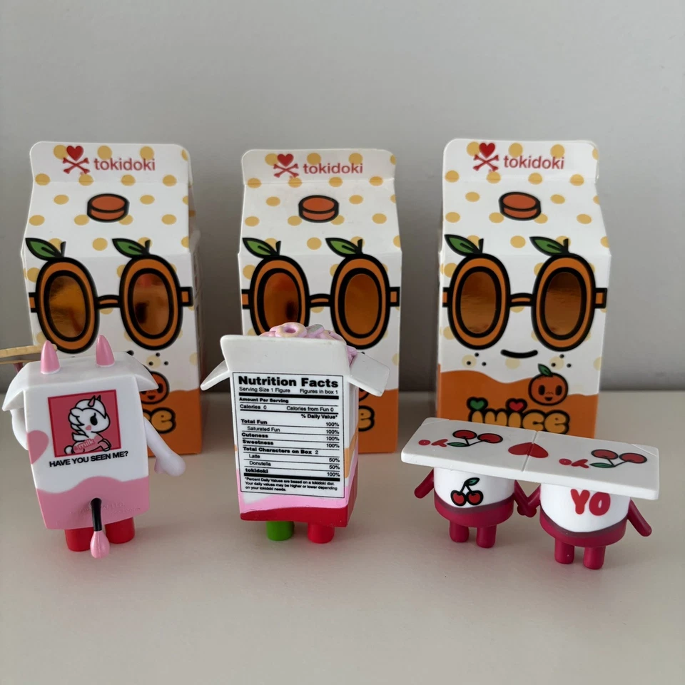 TOKIDOKI MOOFIA BREAKFAST BESTIES LOT OF 3-STRAWBERRY SELFIE,TOKIPOPS,TWINSIES - Image 2 of 3
