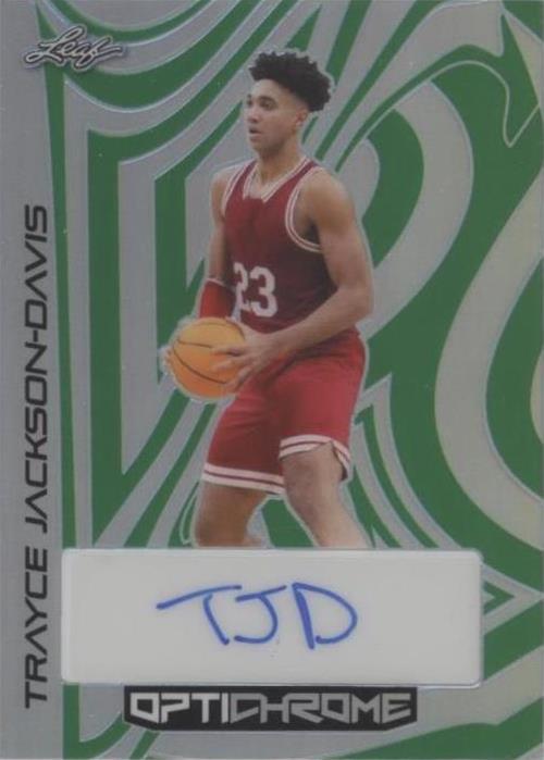 2022-23 Leaf Optichrome - Trayce Jackson-Davis #BA-TJD - 1 of 2