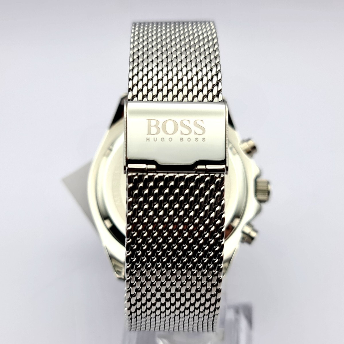 NEW GENUINE BOSS OCEAN EDITION HB1513742 MESH BLACK DIAL MEN 