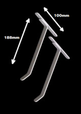 Radiator Shelf Brackets (White) with set of screws Czyz®