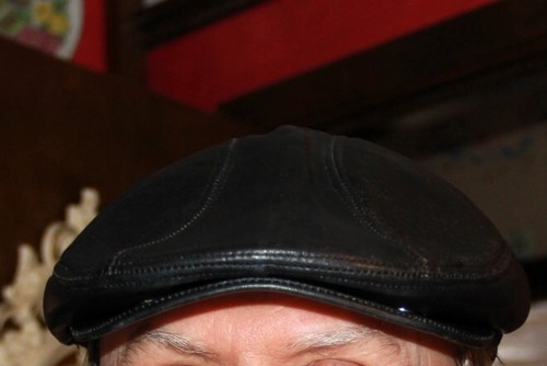 EMSTATE Genuine Leather Lamb Skin Newsboy Cap Golf Hat. Black Size S/M - NICE! - Picture 9 of 9