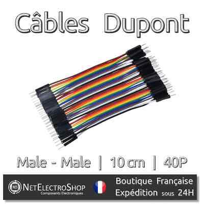 Kopen Câbles Dupont 10/20/30cm, 40 Fils, Mâle Femelle, Breadboard Arduino Raspberry Pi