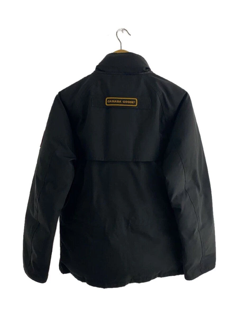 Piumino CANADA GOOSE KAMLOOPS S poliestere nero tinta unita 4078JM R cappuccio