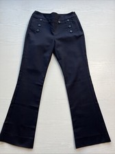 Cabi Mariner Flare Trouser Navy Full Length Womens 2