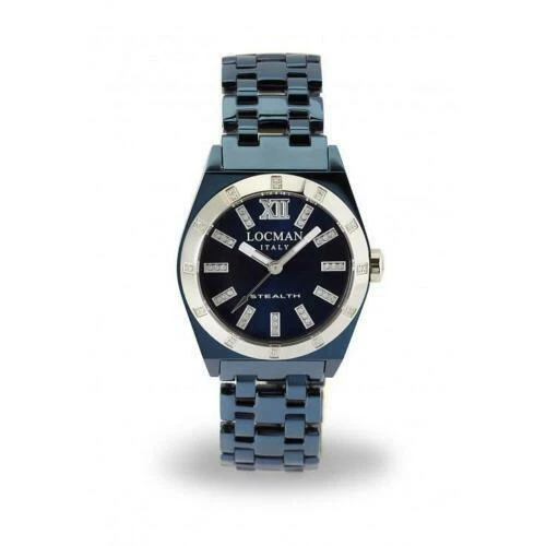 Relojes de pulsera Locman de acero inoxidable