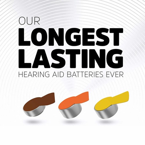 Energizer 13 Size Hearing aid batteries Zinc air 1.4V PR48 cells * PowerSeal * - Picture 5 of 18