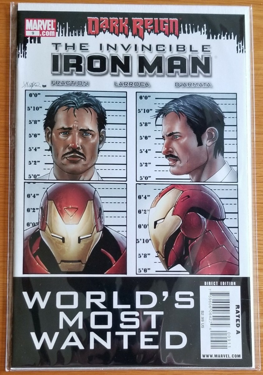 Marvel Comic Book Dark Reign Invincible Iron Man World's Most