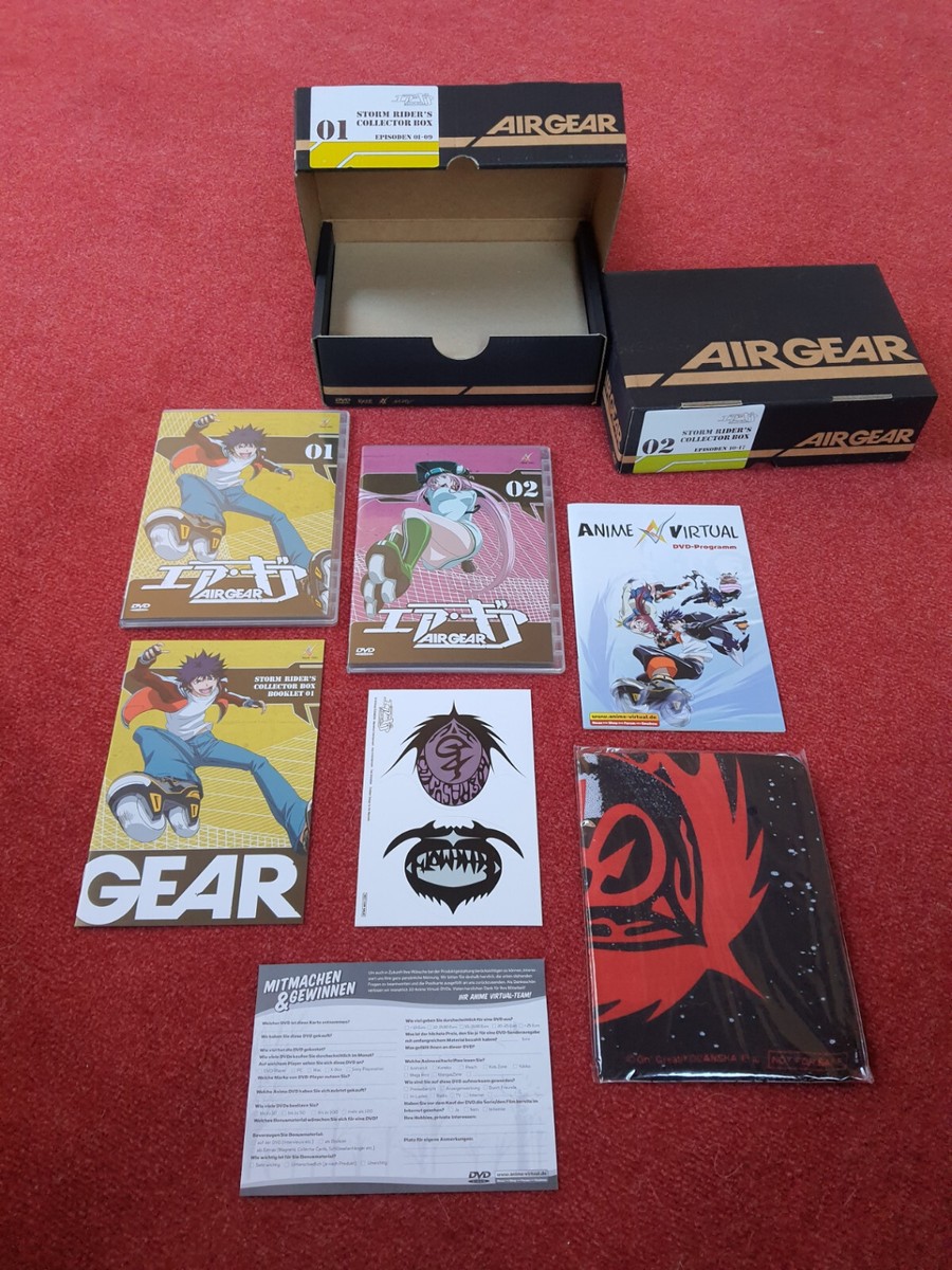 Air Gear 1-6 Anime DVD Storm Rider`s Collector Box 1-3
