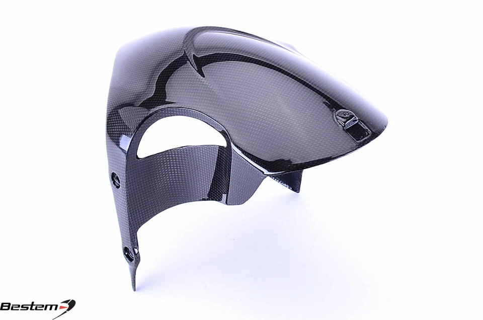 Guardabarros delantero de fibra de carbono Ducati Diavel 2011-2018 2017 2016 2015 Foto 3 de 4