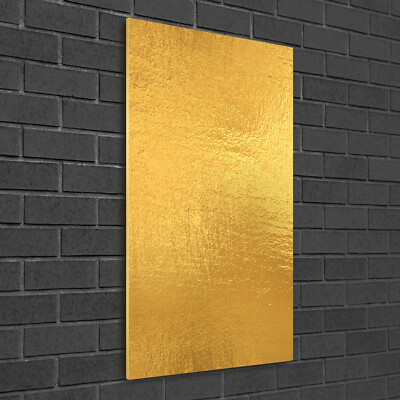 Wand-Bild Kunstdruck aus Hart-Glas Hochformat 50x100 Folien-Textur