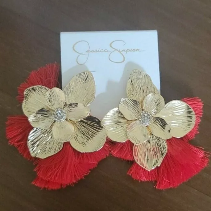 Jessica simpson hotsell tassel earrings