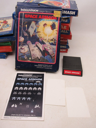 Lote de 13 juegos Intellivision instrucciones caja superposiciones mazmorras dragones SIN PROBAR - Imagen 6 de 18