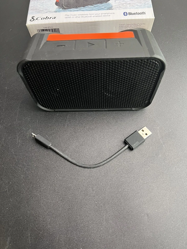 Altavoz Bluetooth Impermeable Cobra Electronics CWA AirWave Box BT310 Foto 2 de 4