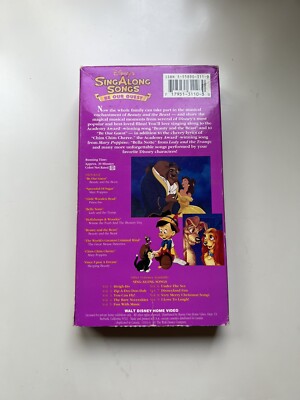 新品　ディズニーSING ALONG SONGS 10巻　VHS Disney Sing Along Songs Vol. 10: Beauty & The Beast - Be Our