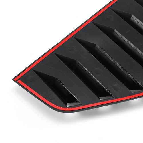 For GOLF MK7 MK7.5 GTI GTD R Side Rear Window Louver Cover Trim Vent Body Kit - Picture 7 of 8