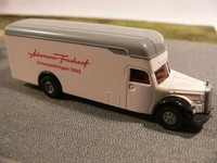 1/87 Brekina Mb L 6600 Ackermann-Fruehauf Sondermodell