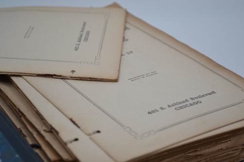 1931 Chicago School of Nursing complete HC book (53 lessons) with personal notes - Picture 6 of 10