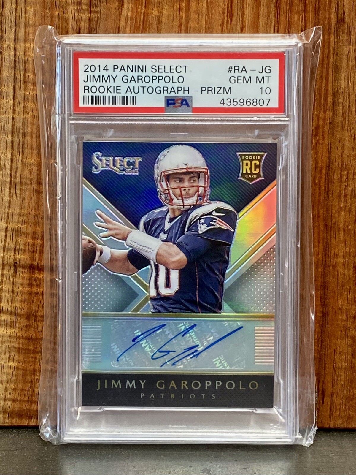 Jimmy Garoppolo Panini Select Rookie Autograph #RAJG Prizm