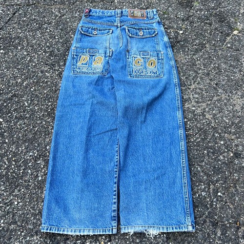 Vintage Y2K paco jeans baggy denim jeans blue pants 