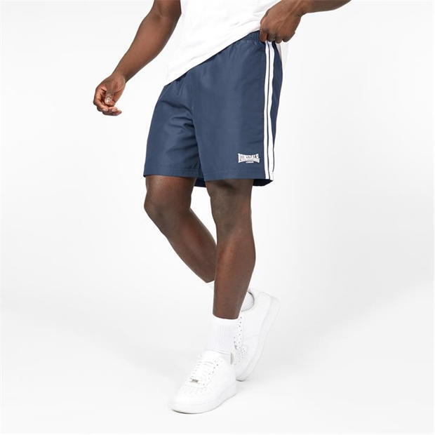 LONSDALE 2 STRIPE WOVEN SHORTSTENNIS SWIMMMING SHORTS XS M L XL