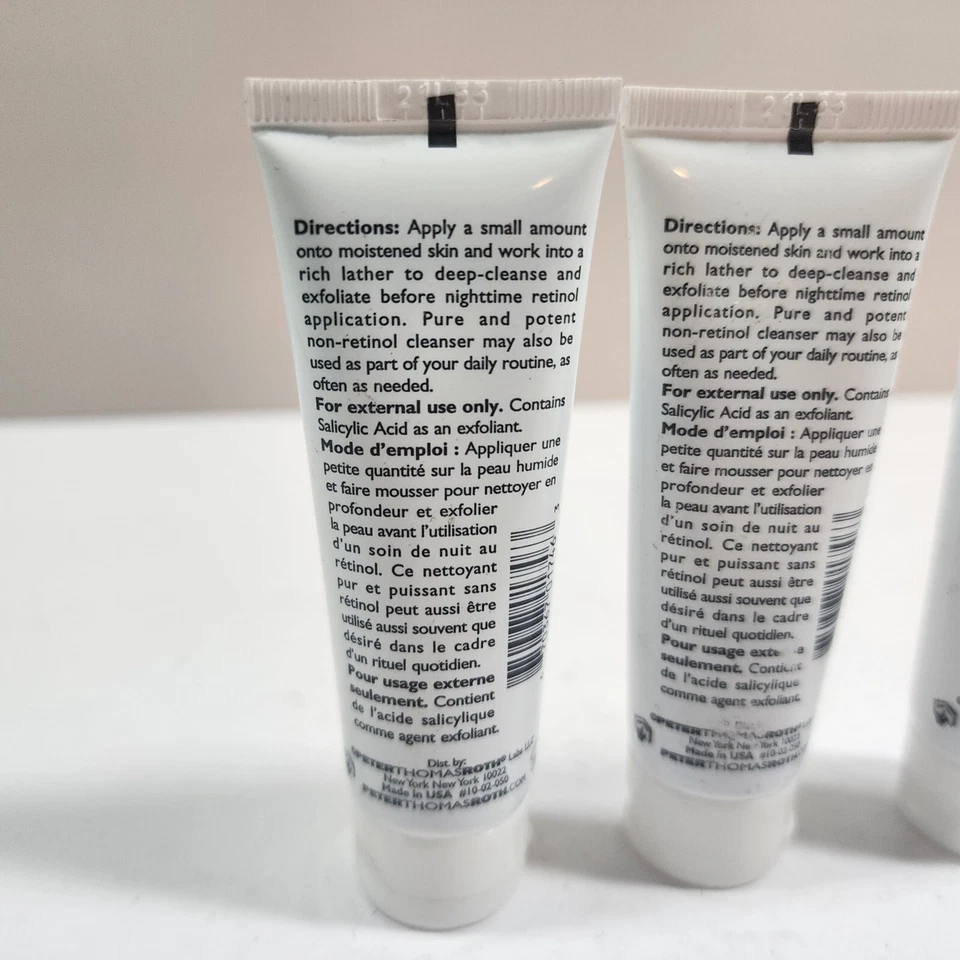 Limpiador Exfoliante Peter Thomas Roth Retinol Fusion PM 1 fl oz/30 ml NUEVO Set 3 Foto 4 de 4