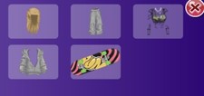 UK Moviestarplanet Skater Diamond Pack Set (Online clothing)