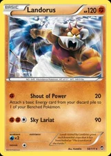 Pokemon Landorus (58/113) Furious Fists LP HOLO