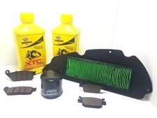 Honda SH 300 2014 Service Kit Bardahl XTC 60 Oil Air Filter Oil Brake Pads