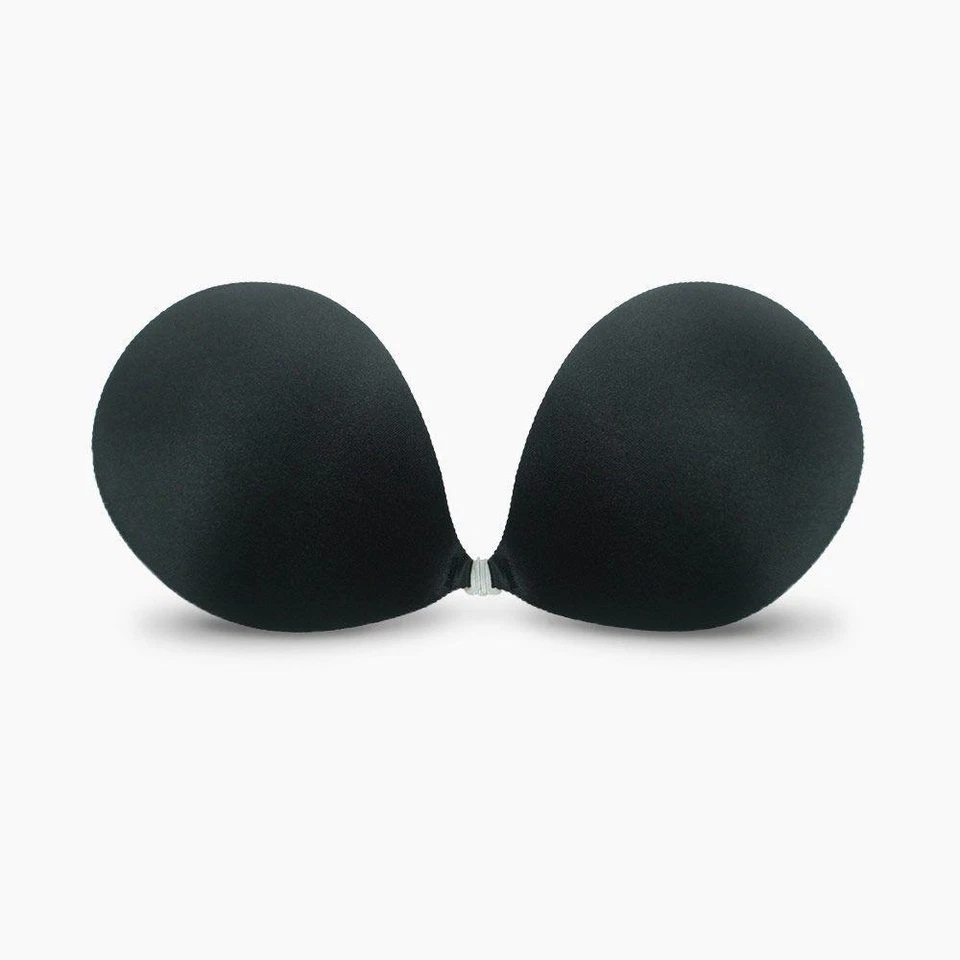 Sujetador adhesivo push up sin costuras NuBra 34C 36C 38C (C, negro) + correas NuWay $68 Foto 2 de 4