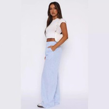 Fashion Casual Striped Trousers Summer Wide Leg