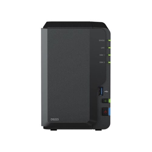 Synology DS223 Diskstation NAS (Realtek RTD1619B Quad-Core 2GB Ram 1xRJ-45 1GbE  - Photo 1/3