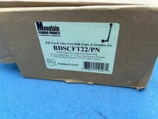 MOUNTAIN PLUMBING BDLTCFT22/PN Claw Foot Bath Waste & Overflow Kit All Polished